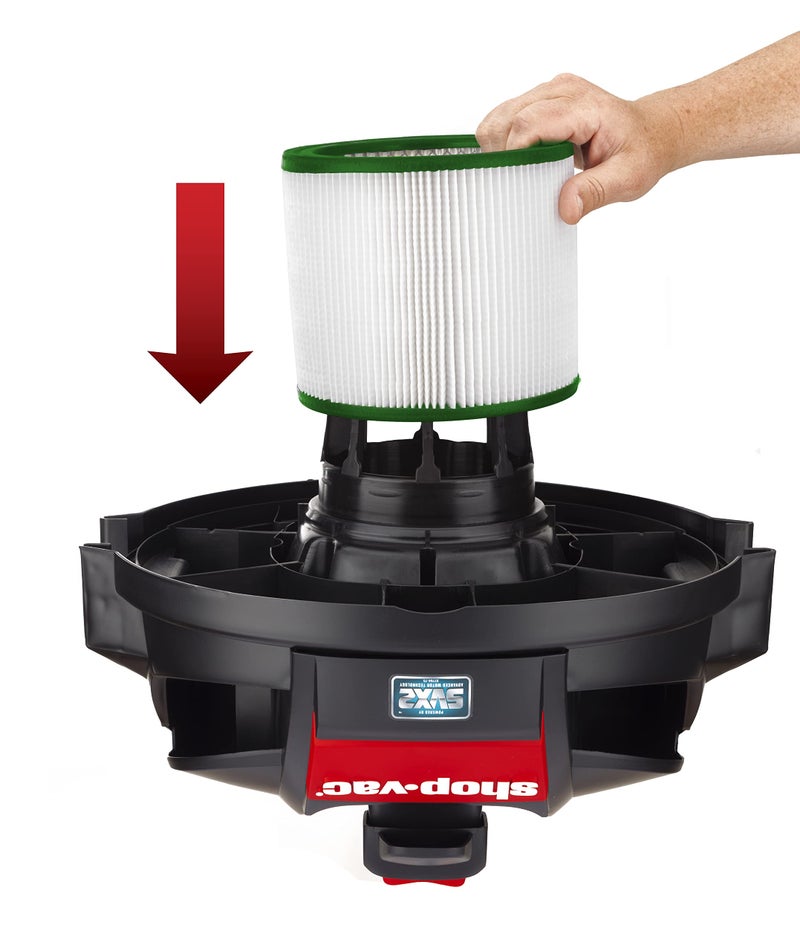 SHOPVAC Shop-Vac 9030733 High Efficiency Cartridge Filter, Fits 5 Gallon+ Vacs, Easy Clean, Nonstick Surface, (1-Pack) - Image 3